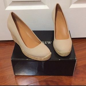 J Crew Espadrille Wedges